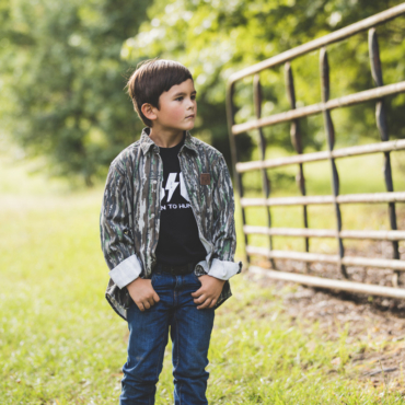 bc raskulls born to hunt youth tee